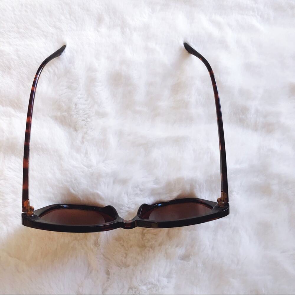 Amelia Tortoise Brown Cat Eye Full Rim Sunglasses - Picture 4 of 9